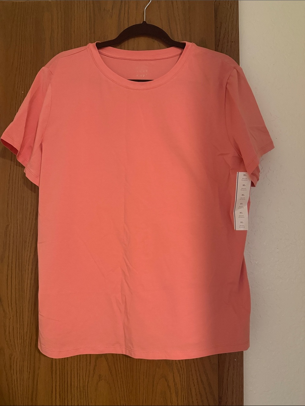 a new day Coral Pink Short Sleeve Tee
